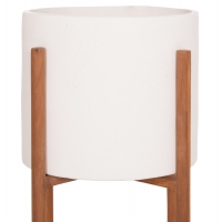 ΓΛΑΣΤΡΑ ΕΣΩΤ.ΧΩΡΟΥ RENTIL HM4684.02L FIBER CEMENT ΧΡΩΜΑ ΛΕΥΚΟ--ΒΑΣΗ TEAK Φ27x66Υεκ