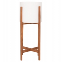 ΓΛΑΣΤΡΑ ΕΣΩΤ.ΧΩΡΟΥ RENTIL HM4684.02S FIBER CEMENT ΧΡΩΜΑ ΛΕΥΚΟ--ΒΑΣΗ TEAK Φ27x56Υ