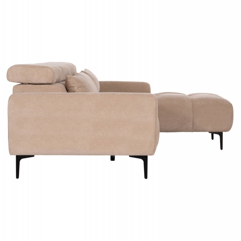 ΚΑΝΑΠΕΣ ΔΕΞΙΑ ΓΩΝΙΑ DIVYA HM3267.11R ΜΠΕΖ ΥΦΑΣΜΑ 260x100-174x104Υεκ. ΚΑΝΑΠΕΣ ΔΕΞΙΑ ΓΩΝΙΑ DIVYA HM3267.11R ΜΠΕΖ ΥΦΑΣΜΑ 260x100-174x104Υεκ.