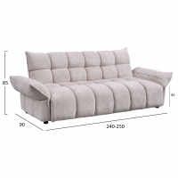 ΚΑΝΑΠΕΣ ΚΡΕΒΑΤΙ MELU HM3314.02 ΜΠΕΖ ΥΦΑΣΜΑ--ΚΑΘΙΣΜΑ POCKET SPRINGS 240-250x90x85Υεκ. ΚΑΝΑΠΕΣ ΚΡΕΒΑΤΙ MELU HM3314.02 ΜΠΕΖ ΥΦΑΣΜΑ--ΚΑΘΙΣΜΑ POCKET SPRINGS 240-250x90x85Υεκ.