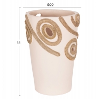 ΕΠΙΤΡΑΠΕΖΙΟ ΔΙΑΚΟΣΜΗΤΙΚΟ ΒΑΖΟ DEAN HM4677.02L ΤΕΡΑΚΟΤΑ ΣΕ ΚΡΕΜ--Φ22x33Υεκ. ΕΠΙΤΡΑΠΕΖΙΟ ΔΙΑΚΟΣΜΗΤΙΚΟ ΒΑΖΟ DEAN HM4677.02L ΤΕΡΑΚΟΤΑ ΣΕ ΚΡΕΜ--Φ22x33Υεκ.