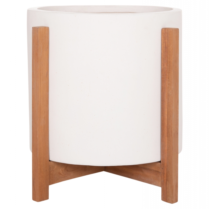 ΓΛΑΣΤΡΑ ΕΣΩΤ.ΧΩΡΟΥ HOFF HM4682.02M FIBER CEMENT ΛΕΥΚΟ-TEAK ΒΑΣΗ Φ40x39Υεκ