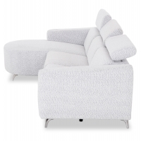 ΚΑΝΑΠΕΣ ΑΡΙΣΤΕΡΗ ΓΩΝΙΑ 3Θ ΜΕ RECLINE VALENTE HM3317.01L ΑΝΟΙΧΤΟ ΓΚΡΙ ΥΦΑΣΜΑ 275x160x104Yεκ