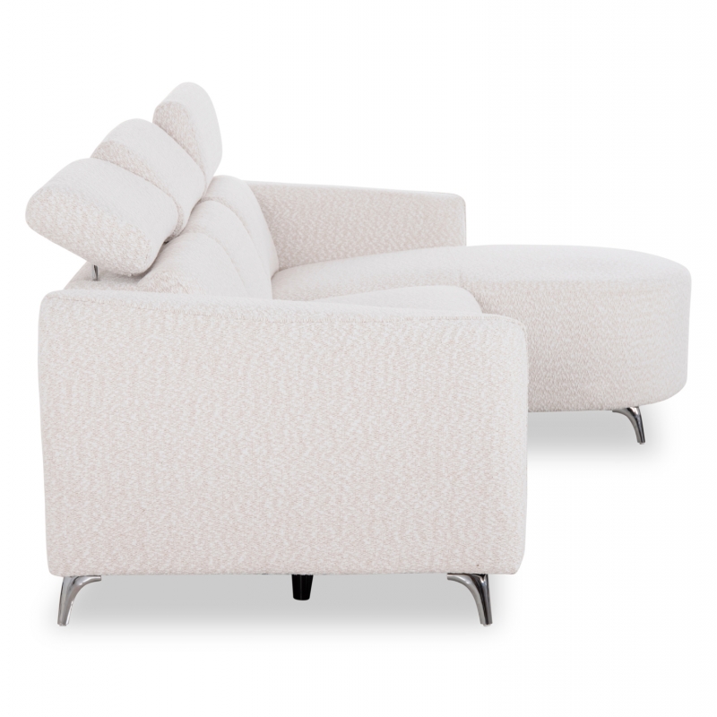 ΚΑΝΑΠΕΣ ΔΕΞΙΑ ΓΩΝΙΑ 3Θ ΜΕ RECLINE VALENTE HM3317.02R ΜΠΕΖ ΥΦΑΣΜΑ 275x160x104Yεκ ΚΑΝΑΠΕΣ ΔΕΞΙΑ ΓΩΝΙΑ 3Θ ΜΕ RECLINE VALENTE HM3317.02R ΜΠΕΖ ΥΦΑΣΜΑ 275x160x104Yεκ