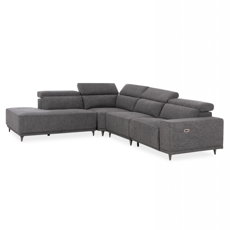 ΚΑΝΑΠΕΣ ΑΡΙΣΤΕΡΗ ΓΩΝΙΑ 5Θ ΜΕ RECLINE LUNARIS HM3316.01L ΓΚΡΙ ΥΦΑΣΜΑ 307x267x94Yεκ ΚΑΝΑΠΕΣ ΑΡΙΣΤΕΡΗ ΓΩΝΙΑ 5Θ ΜΕ RECLINE LUNARIS HM3316.01L ΓΚΡΙ ΥΦΑΣΜΑ 307x267x94Yεκ