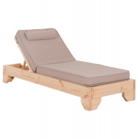 ΞΑΠΛΩΣΤΡΑ ΜΕ ΜΑΞΙΛΑΡΙ ΚΟΡΙΝΟΣ HM10797.72 ΞΥΛΟ ΠΕΥΚΟΥ--OLEFIN ΣΕ ΜΠΕΖ 79x204x77Υεκ