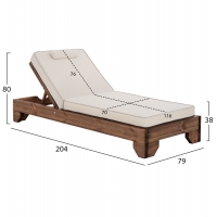 ΞΑΠΛΩΣΤΡΑ ΚΟΡΙΝΟΣ HM10773.60T ΞΥΛΟ ΠΕΥΚΟΥ ΚΑΡΥΔΙ--ΜΑΞΙΛΑΡΙ ΕΚΡΟΥ 79x204x80Υεκ