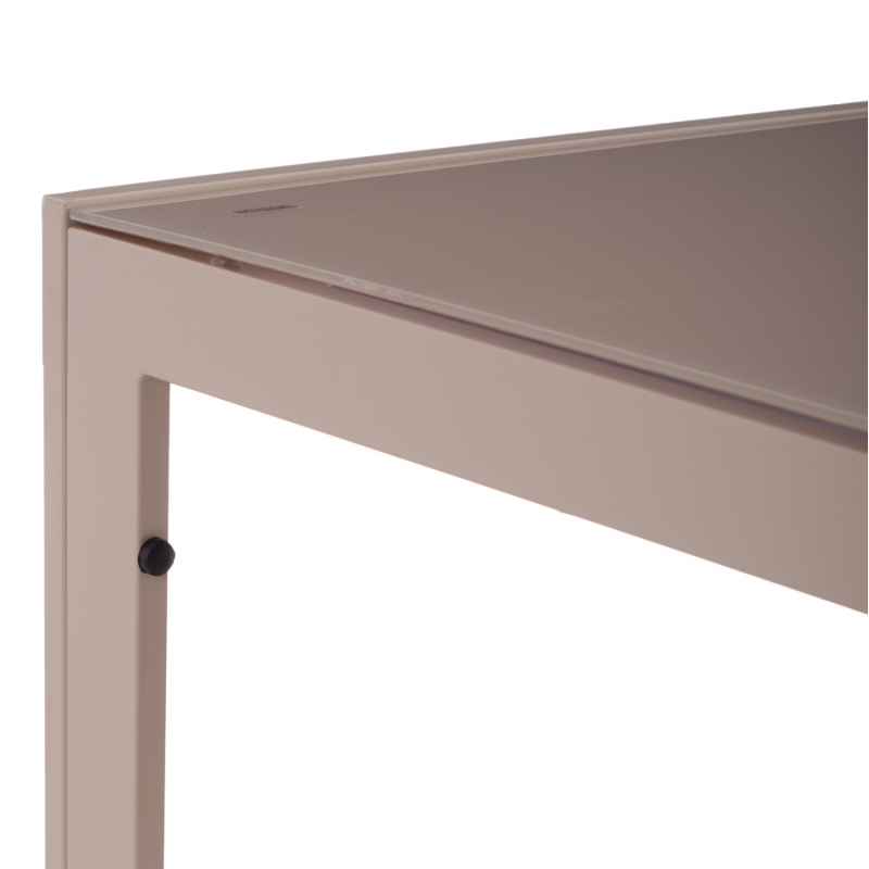 ΣΕΤ ΤΡΑΠΕΖΑΡΙΑΣ 5ΤΜΧ OFER HM10729.04 ΚΑΡΕΚΛΕΣ ΜΕΤΑΛ. & ΤΡΑΠΕΖΙ 150x90εκ ΚΑΠΟΥΤΣΙΝΟ