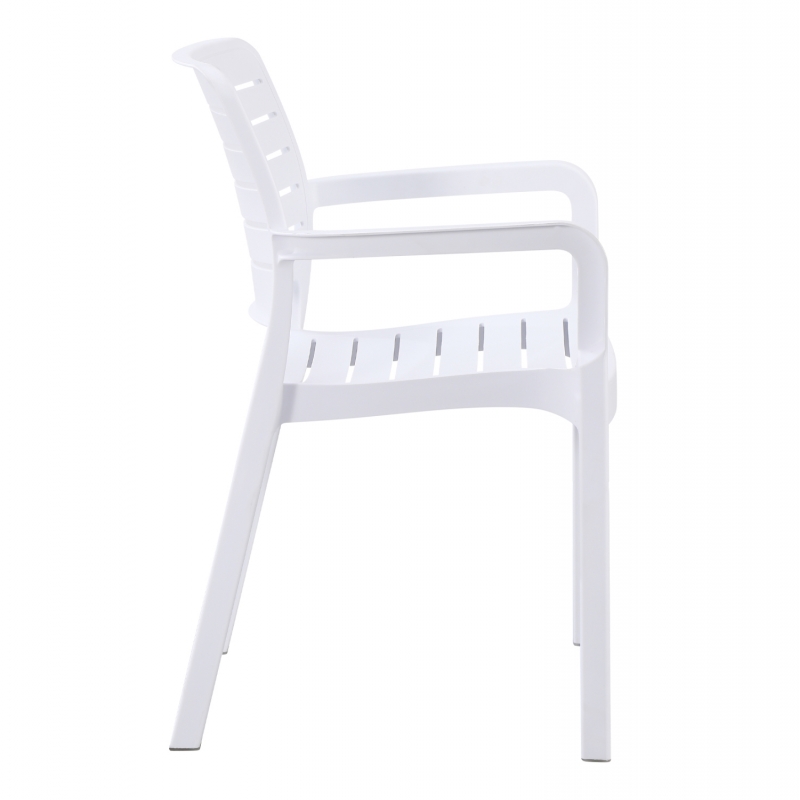 ΠΟΛΥΘΡΟΝΑ ΕΞΩΤ.ΧΩΡΟΥ FLAN HM6369.01 ΛΕΥΚΟ ΠΟΛΥΠΡΟΠΥΛΕΝΙΟ 57x56x82.5Yεκ.