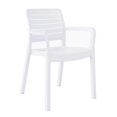 ΠΟΛΥΘΡΟΝΑ ΕΞΩΤ.ΧΩΡΟΥ FLAN HM6369.01 ΛΕΥΚΟ ΠΟΛΥΠΡΟΠΥΛΕΝΙΟ 57x56x82.5Yεκ.