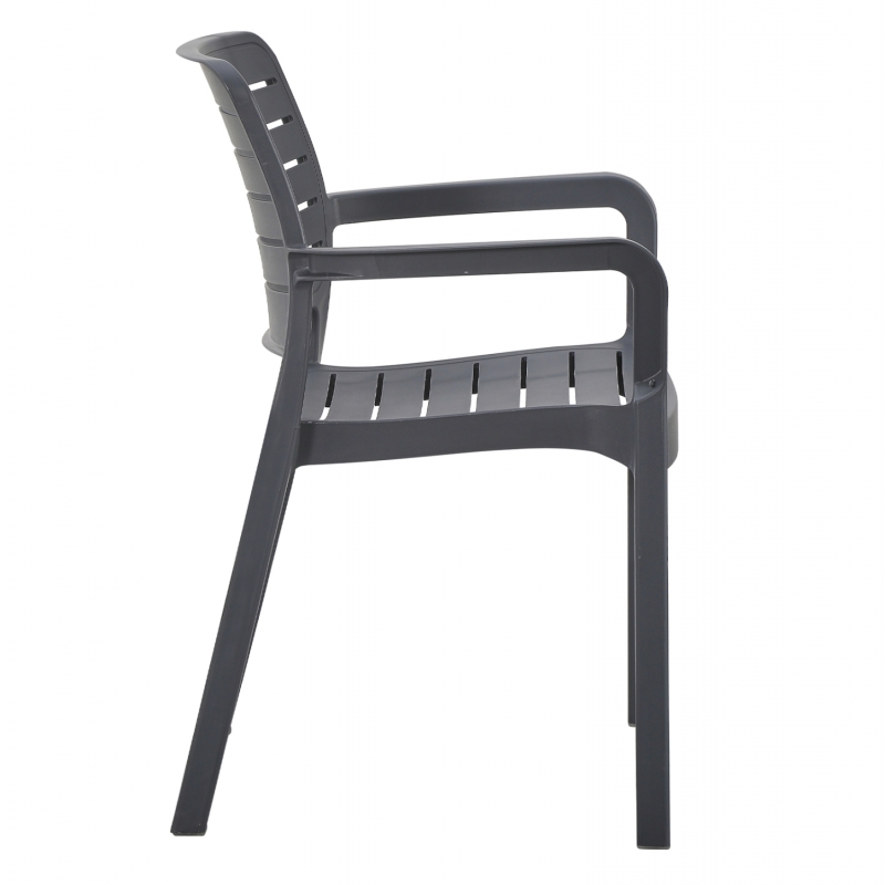 ΠΟΛΥΘΡΟΝΑ ΕΞΩΤ.ΧΩΡΟΥ FLAN HM6369.10 ΓΚΡΙ ΠΟΛΥΠΡΟΠΥΛΕΝΙΟ 57x56x82.5Yεκ.