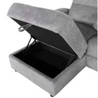 ΣΕΤ ΚΑΝΑΠΕΣ-ΠΟΛΥΘΡΟΝΑ RELAX SYNTHIA HM10735.03 ΓΚΡΙ ΥΦΑΣΜΑ-ΗΛ.ΑΝΑΚΛΙΣΗ [L]