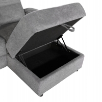 ΣΕΤ ΚΑΝΑΠΕΣ-ΠΟΛΥΘΡΟΝΑ RELAX SYNTHIA HM10736.03 ΓΚΡΙ ΥΦΑΣΜΑ-ΗΛ.ΑΝΑΚΛΙΣΗ [R]