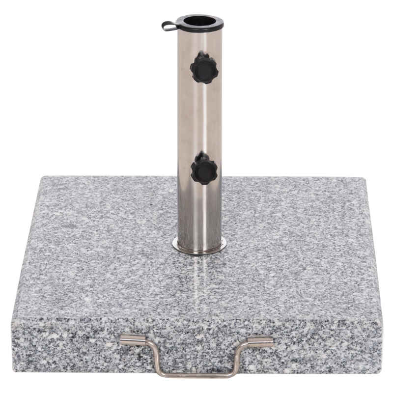 ΒΑΣΗ ΟΜΠΡΕΛΑΣ ΓΡΑΝΙΤΗ 40KG ΜΕ ΧΕΡΟΥΛΙ & ΡΟΔΕΣ HM6564--ΣΩΛΗΝΑΣ ΔΙΑΜΕΤΡΟΥ Φ48