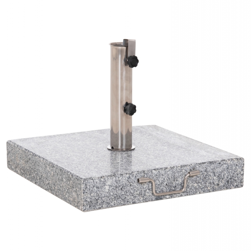 ΒΑΣΗ ΟΜΠΡΕΛΑΣ ΓΡΑΝΙΤΗ 60KG ΜΕ ΧΕΡΟΥΛΙ & ΡΟΔΕΣ HM6565--ΣΩΛΗΝΑΣ ΔΙΑΜΕΤΡΟΥ Φ58