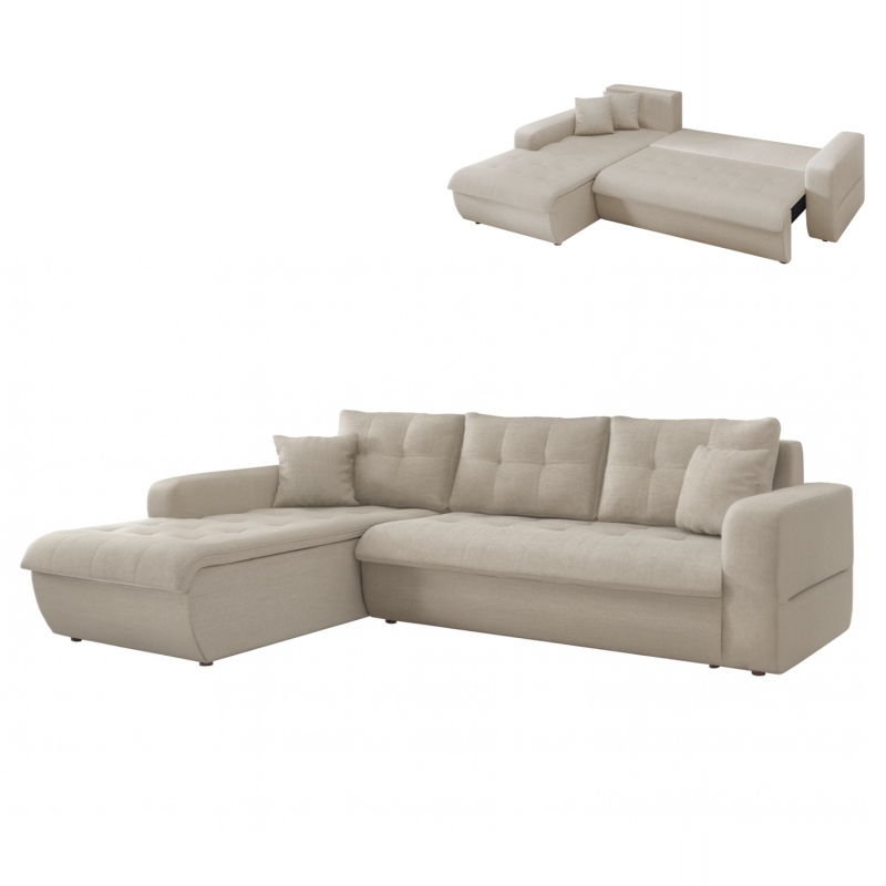 ΚΑΝΑΠΕΣ ΚΡΕΒΑΤΙ ΑΡΙΣΤΕΡΗ ΓΩΝΙΑ KANSO HM3338.03L ΜΠΕΖ ΥΦΑΣΜΑ 244x188x80Υεκ ΚΑΝΑΠΕΣ ΚΡΕΒΑΤΙ ΑΡΙΣΤΕΡΗ ΓΩΝΙΑ KANSO HM3338.03L ΜΠΕΖ ΥΦΑΣΜΑ 244x188x80Υεκ