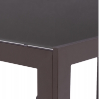 ΣΕΤ ΤΡΑΠΕΖΑΡΙΑΣ 5ΤΜΧ ENDIKA HM21011 ΚΑΡΕΚΛΕΣ ΜΕ ΜΑΞΙΛΑΡΙ & ΤΡΑΠΕΖΙ 150x90εκ ΚΑΦΕ