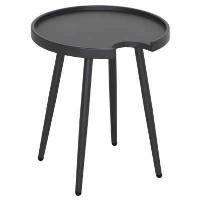 ΤΡΑΠΕΖΙ ΒΟΗΘΗΤΙΚΟ ΣΤΡΟΓΓΥΛΟ ΕΞ.ΧΩΡΟΥ TEROC HM6433.01 ΑΛΟΥΜΙΝΙΟ ΓΚΡΙ Φ47x53Υεκ