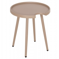 ΤΡΑΠΕΖΙ ΒΟΗΘΗΤΙΚΟ ΣΤΡΟΓΓΥΛΟ ΕΞ.ΧΩΡΟΥ TEROC HM6433.03 ΑΛΟΥΜΙΝΙΟ ΚΑΠΟΥΤΣΙΝΟ Φ47x53Υεκ