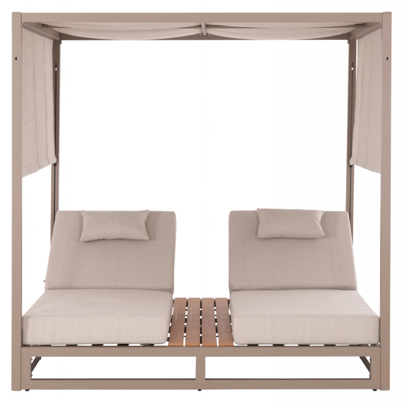 ΔΙΠΛΗ ΞΑΠΛΩΣΤΡΑ ΑΛΟΥΜΙΝΙΟΥ ΠΑΡΑΛΙΑΣ ΜΕ ΣΚΙΑΣΤΡΟ GALLANT HM6097.04 ΚΑΠΟΥΤΣΙΝΟ 2x2x2μ ΔΙΠΛΗ ΞΑΠΛΩΣΤΡΑ ΑΛΟΥΜΙΝΙΟΥ ΠΑΡΑΛΙΑΣ ΜΕ ΣΚΙΑΣΤΡΟ GALLANT HM6097.04 ΚΑΠΟΥΤΣΙΝΟ 2x2x2μ