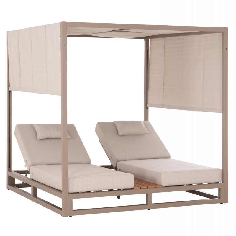 ΔΙΠΛΗ ΞΑΠΛΩΣΤΡΑ ΑΛΟΥΜΙΝΙΟΥ ΠΑΡΑΛΙΑΣ ΜΕ ΣΚΙΑΣΤΡΟ GALLANT HM6097.04 ΚΑΠΟΥΤΣΙΝΟ 2x2x2μ ΔΙΠΛΗ ΞΑΠΛΩΣΤΡΑ ΑΛΟΥΜΙΝΙΟΥ ΠΑΡΑΛΙΑΣ ΜΕ ΣΚΙΑΣΤΡΟ GALLANT HM6097.04 ΚΑΠΟΥΤΣΙΝΟ 2x2x2μ