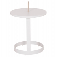 ΤΡΑΠΕΖΙ ΒΟΗΘΗΤΙΚΟ ΕΞ.ΧΩΡΟΥ MINO HM6432.02 ΑΛΟΥΜΙΝΙΟ ΛΕΥΚΟ & ΣΧΟΙΝΙ ΜΠΕΖ Φ47x53Υεκ