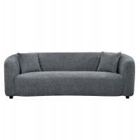 ΚΑΝΑΠΕΣ 3-ΘΕΣΙΟΣ NORD HM3321.01 ΓΚΡΙ ΥΦΑΣΜΑ 230x96x75Υεκ.