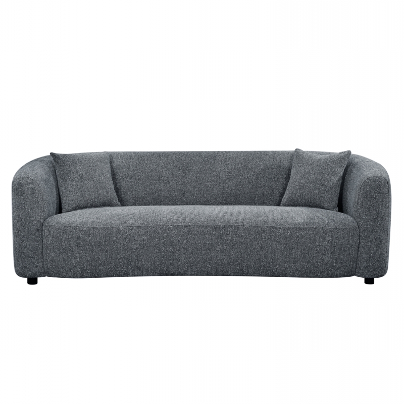 ΚΑΝΑΠΕΣ 3-ΘΕΣΙΟΣ NORD HM3321.01 ΓΚΡΙ ΥΦΑΣΜΑ 230x96x75Υεκ.