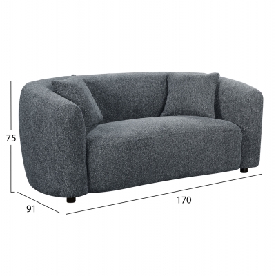 ΚΑΝΑΠΕΣ 2-ΘΕΣΙΟΣ NORD HM3322.01 ΓΚΡΙ ΥΦΑΣΜΑ 170x91x75Υεκ. ΚΑΝΑΠΕΣ 2-ΘΕΣΙΟΣ NORD HM3322.01 ΓΚΡΙ ΥΦΑΣΜΑ 170x91x75Υεκ.