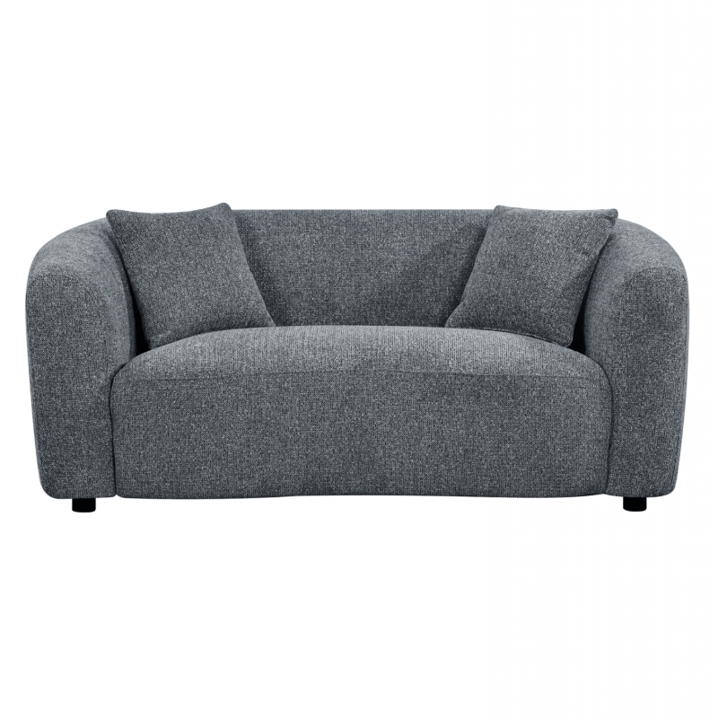 ΚΑΝΑΠΕΣ 2-ΘΕΣΙΟΣ NORD HM3322.01 ΓΚΡΙ ΥΦΑΣΜΑ 170x91x75Υεκ.