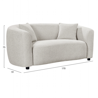 ΚΑΝΑΠΕΣ 2-ΘΕΣΙΟΣ NORD HM3322.02 ΑΝΟΙΧΤΟ ΜΠΕΖ ΥΦΑΣΜΑ 170x91x75Υεκ. ΚΑΝΑΠΕΣ 2-ΘΕΣΙΟΣ NORD HM3322.02 ΑΝΟΙΧΤΟ ΜΠΕΖ ΥΦΑΣΜΑ 170x91x75Υεκ.