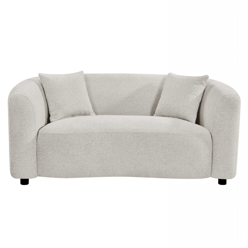 ΚΑΝΑΠΕΣ 2-ΘΕΣΙΟΣ NORD HM3322.02 ΑΝΟΙΧΤΟ ΜΠΕΖ ΥΦΑΣΜΑ 170x91x75Υεκ.