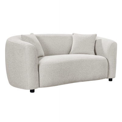 ΚΑΝΑΠΕΣ 2-ΘΕΣΙΟΣ NORD HM3322.02 ΑΝΟΙΧΤΟ ΜΠΕΖ ΥΦΑΣΜΑ 170x91x75Υεκ.