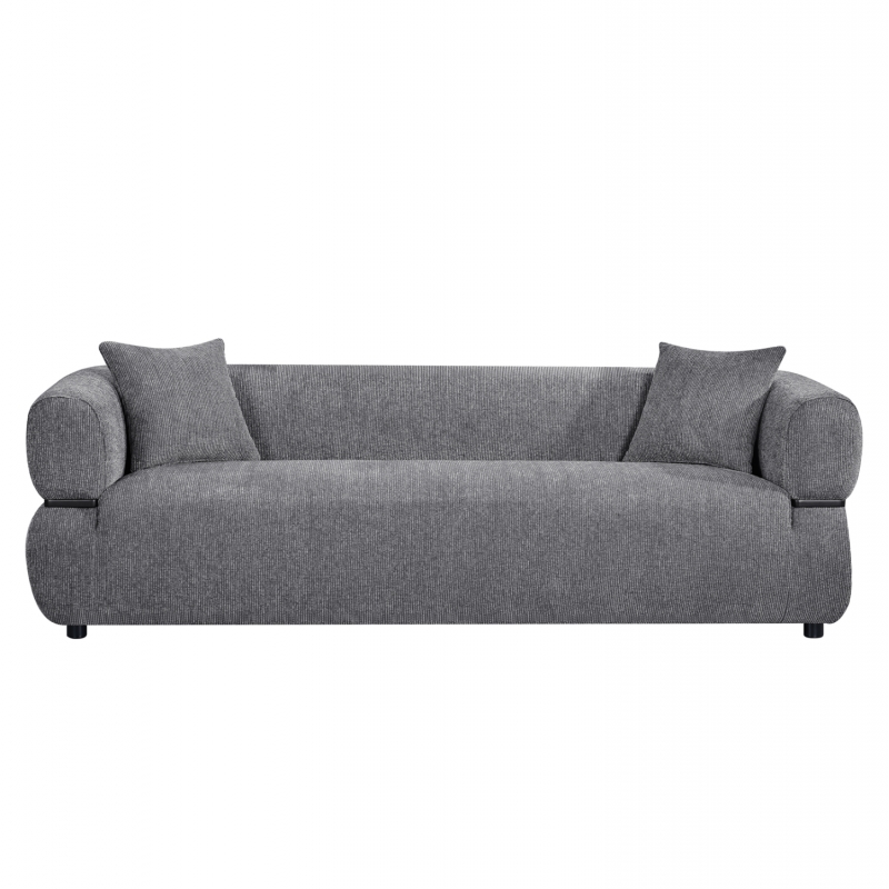 ΚΑΝΑΠΕΣ 3-ΘΕΣΙΟΣ ARCTIS HM3327.01 ΓΚΡΙ ΥΦΑΣΜΑ 229x88x68Υεκ.