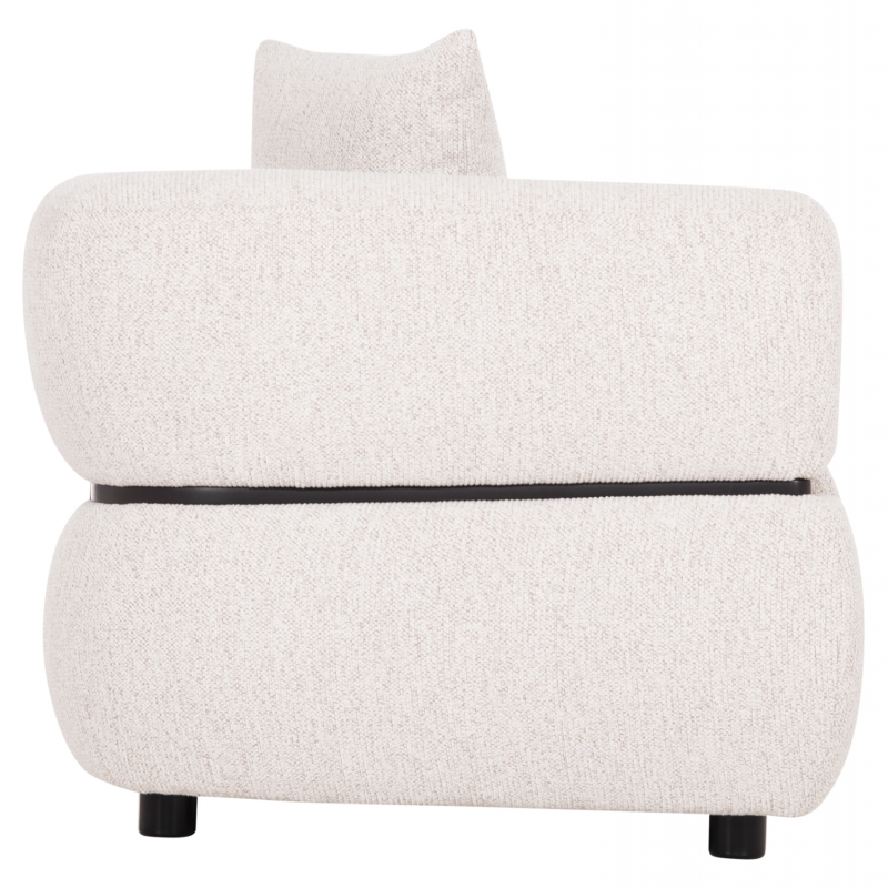 ΚΑΝΑΠΕΣ 3-ΘΕΣΙΟΣ ARCTIS HM3327.02 ΑΝΟΙΧΤΟ ΜΠΕΖ ΥΦΑΣΜΑ 229x88x88Υεκ.