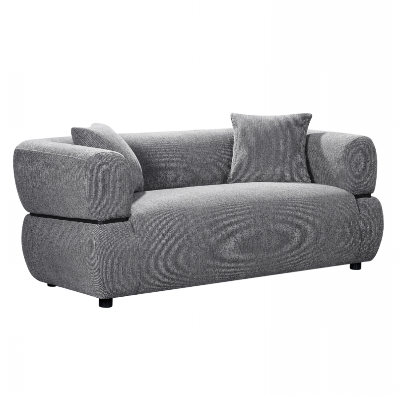 ΚΑΝΑΠΕΣ 2-ΘΕΣΙΟΣ ARCTIS HM3328.01 ΓΚΡΙ ΥΦΑΣΜΑ 169x88x68Υεκ.