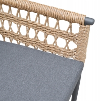 ΠΟΛΥΘΡΟΝΑ BOXER HM6556.01 ΑΛΟΥΜΙΝΙΟ & OLEFIN ΓΚΡΙ-TWIST WICKER 58x60x80Yεκ ΠΟΛΥΘΡΟΝΑ BOXER HM6556.01 ΑΛΟΥΜΙΝΙΟ & OLEFIN ΓΚΡΙ-TWIST WICKER 58x60x80Yεκ