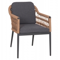 ΠΟΛΥΘΡΟΝΑ BOXER HM6556.01 ΑΛΟΥΜΙΝΙΟ & OLEFIN ΓΚΡΙ-TWIST WICKER 58x60x80Yεκ ΠΟΛΥΘΡΟΝΑ BOXER HM6556.01 ΑΛΟΥΜΙΝΙΟ & OLEFIN ΓΚΡΙ-TWIST WICKER 58x60x80Yεκ