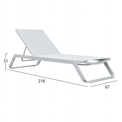 ΞΑΠΛΩΣΤΡΑ ΑΛΟΥΜΙΝΙΟΥ MARIMAR HM6562.02 ΣΚΕΛΕΤΟΣ & TEXTILENE ΛΕΥΚΟ 218x67x31Υεκ ΞΑΠΛΩΣΤΡΑ ΑΛΟΥΜΙΝΙΟΥ MARIMAR HM6562.02 ΣΚΕΛΕΤΟΣ & TEXTILENE ΛΕΥΚΟ 218x67x31Υεκ