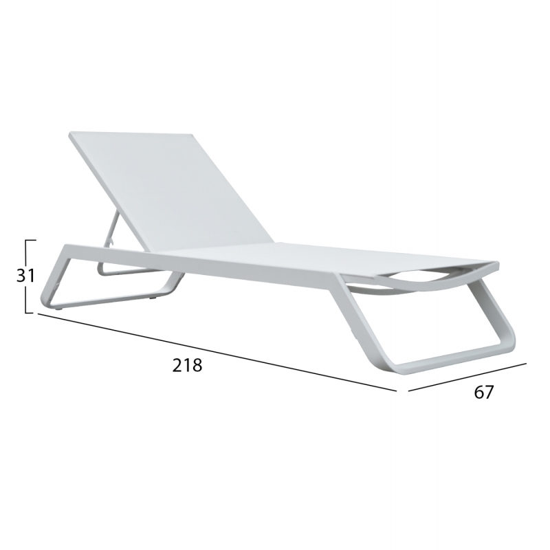 ΞΑΠΛΩΣΤΡΑ ΑΛΟΥΜΙΝΙΟΥ MARIMAR HM6562.02 ΣΚΕΛΕΤΟΣ & TEXTILENE ΛΕΥΚΟ 218x67x31Υεκ ΞΑΠΛΩΣΤΡΑ ΑΛΟΥΜΙΝΙΟΥ MARIMAR HM6562.02 ΣΚΕΛΕΤΟΣ & TEXTILENE ΛΕΥΚΟ 218x67x31Υεκ