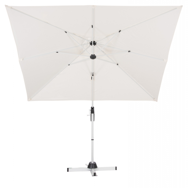 ΟΜΠΡΕΛΑ ΠΙΣΙΝΑΣ JAVANTE HM6623.02 ΛΕΥΚΟ ΑΛΟΥΜΙΝΙΟ & ΣΚΙΑΣΤΡΟ 2.7x2.7x2.7Yμ