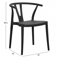 ΠΟΛΥΘΡΟΝΑ ΕΞ.ΧΩΡΟΥ BRAVE HM6625.02 ΠΟΛΥΠΡΟΠΥΛΕΝΙΟ ΣΕ ΜΑΥΡΟ 47x42x84,5Υεκ