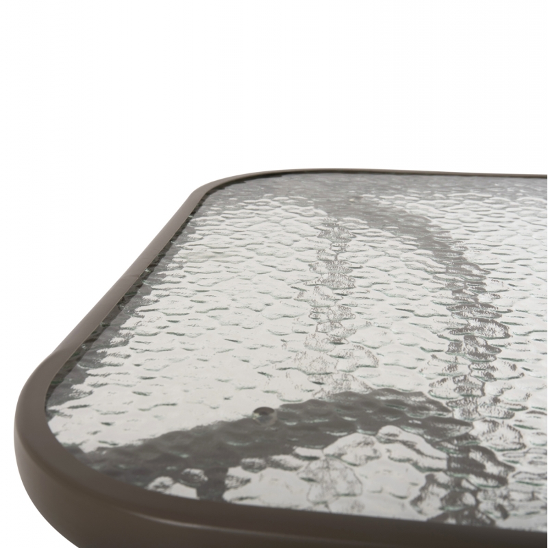 ΣΕΤ ΤΡΑΠΕΖΑΡΙΑΣ 5ΤΜΧ LEONE HM10835.04 ΚΑΡΕΚΛΕΣ ΜΕΤΑΛΛΙΚΕΣ & ΤΡΑΠΕΖΙ 110x60εκ ΣΑΜΠΑΝΙ