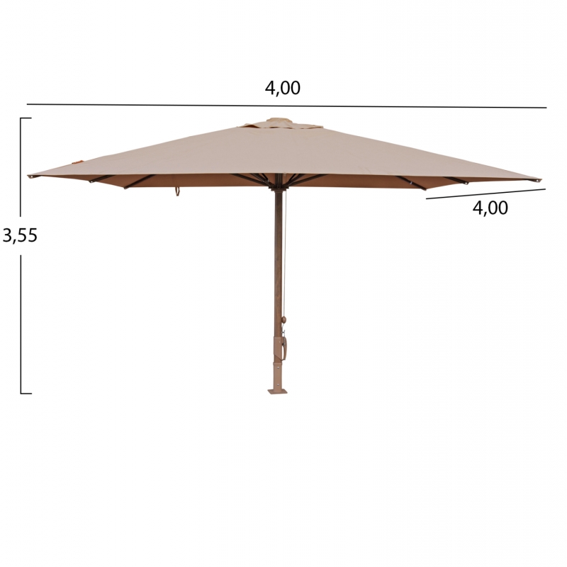 ΕΠΑΓΓΕΛΜΑΤΙΚΗ ΟΜΠΡΕΛΑ 4x4m GLADELL HM6605.02 HEAT TRANSFER ΑΛΟΥΜ.-ΑΚΡΥΛΙΚΟ ΠΑΝΙ ΜΠΕΖ
