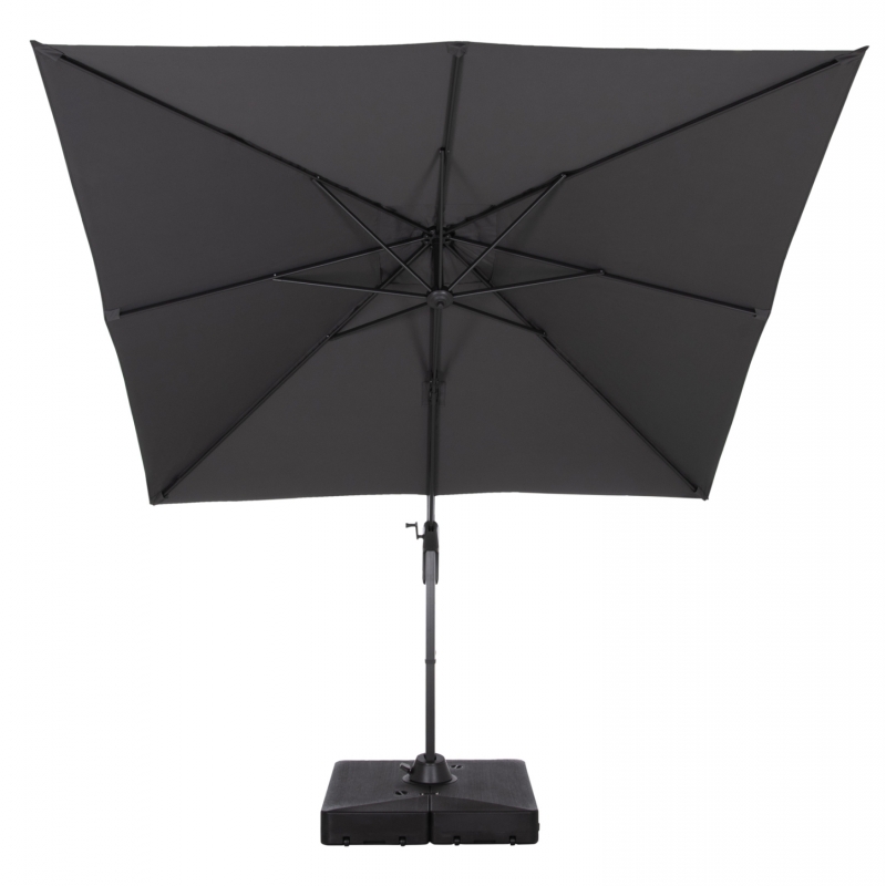 ΕΠΑΓΓΕΛΜΑΤΙΚΗ ΟΜΠΡΕΛΑ 2.7x2.7μ ΜΕ ΒΑΣΗ ΝΕΡΟΥ JAVANTE HM10857.01 ΓΚΡΙ ΑΛΟΥΜ. & ΠΑΝΙ