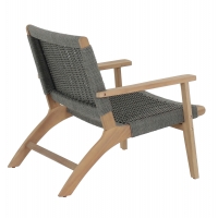 ΠΟΛΥΘΡΟΝΑ LOUNGE MONTER HM6241.02 ΞΥΛΟ ΑΚΑΚΙΑΣ ΦΥΣΙΚΟ-ΣΧΟΙΝΙ ΓΚΡΙ 78x62x67Υεκ