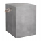 ΣΚΑΜΠΟ ΤΕΤΡΑΓΩΝΟ FIBER CEMENT ΜΕ ΧΕΡΟΥΛΙΑ ZAK HM6581.01 ΣΕ ΓΚΡΙ 36x36x43Υεκ