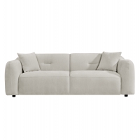 ΚΑΝΑΠΕΣ 3-ΘΕΣΙΟΣ JUNOA HM3333.02 ΕΚΡΟΥ ΥΦΑΣΜΑ 228x89x74Υεκ