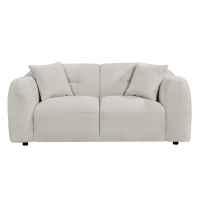 ΚΑΝΑΠΕΣ 2-ΘΕΣΙΟΣ JUNOA HM3334.02 ΕΚΡΟΥ ΥΦΑΣΜΑ 172x89x74Υεκ