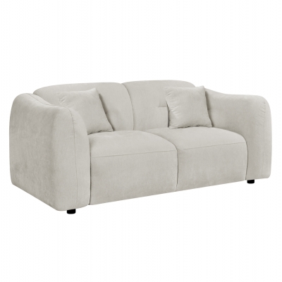 ΚΑΝΑΠΕΣ 2-ΘΕΣΙΟΣ JUNOA HM3334.02 ΕΚΡΟΥ ΥΦΑΣΜΑ 172x89x85Υεκ